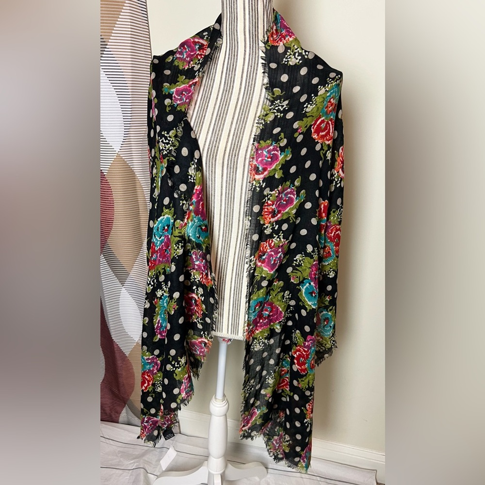Long Evening Gypsy Scarf Wrap OS 83/23 Festival boho